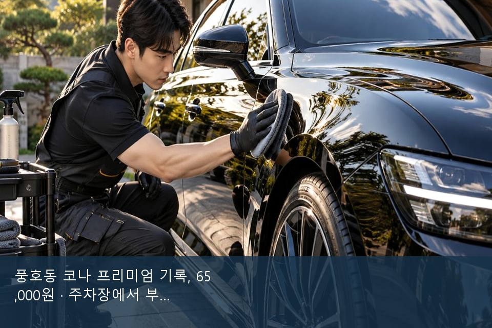 풍호동 코나 프리미엄 기록, 65,000원 · 주차장에서 부른 날